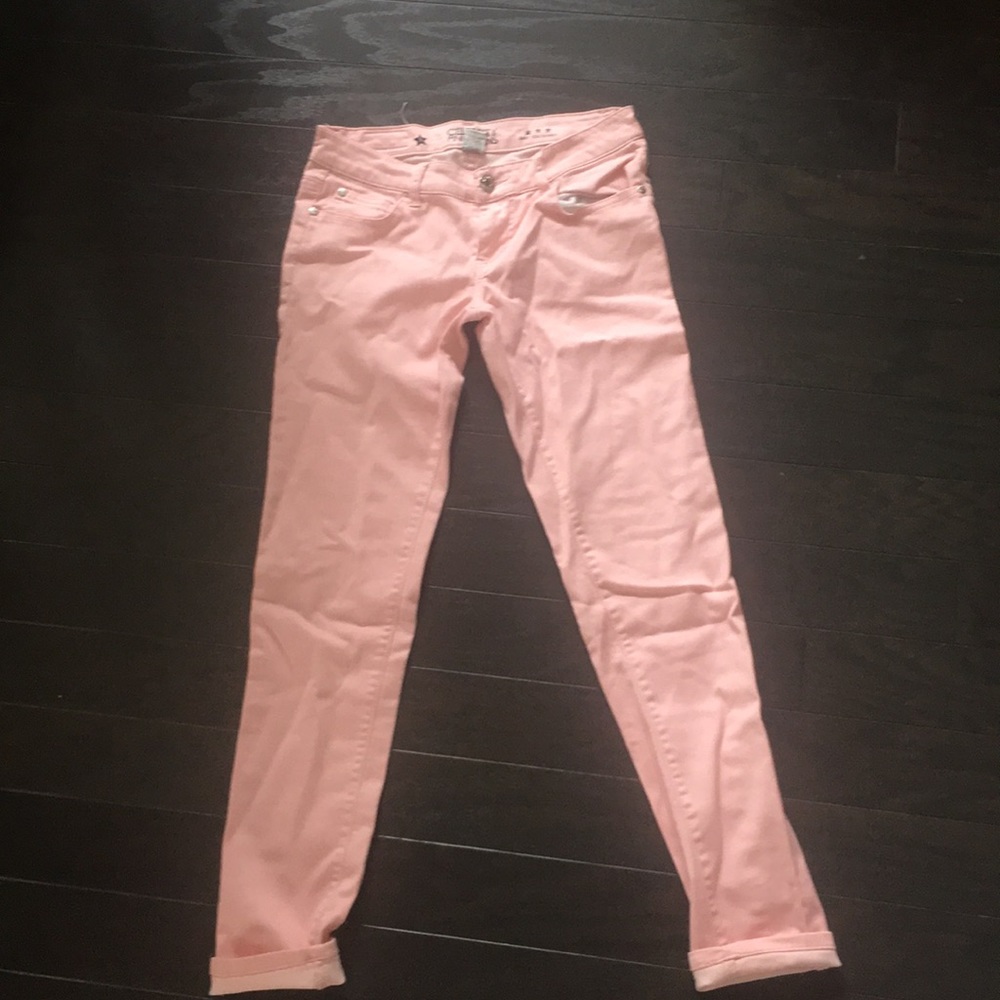 Pink jeans